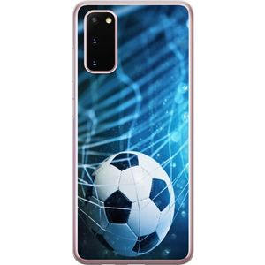 Samsung Galaxy S20 Gjennomsiktig Telefondeksel Fotboll