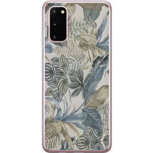 Samsung Galaxy S20 Gjennomsiktig Telefondeksel Blad