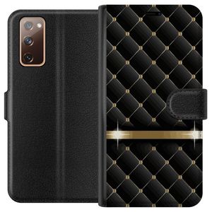 Samsung Galaxy S20 FE Musta Lompakkokotelo Lyxigt