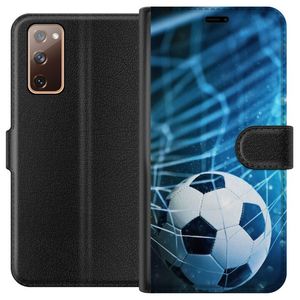 Samsung Galaxy S20 FE Sort Tegnebogsetui Fotboll