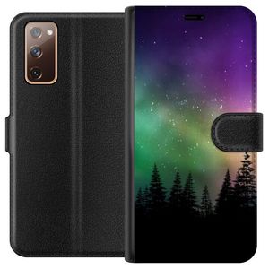 Samsung Galaxy S20 FE Svart Plånboksfodral Norrsken