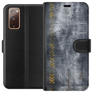 Samsung Galaxy S20 FE Svart Plånboksfodral Metall