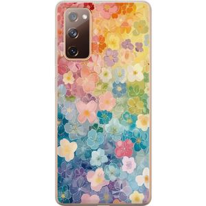 Samsung Galaxy S20 FE Transparent Mobilskal Miniatyrblommor