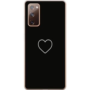 Samsung Galaxy S20 FE Gjennomsiktig Telefondeksel Hjärta