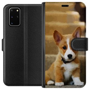 Samsung Galaxy S20+ Sort Lommebokdeksel Liten Hund