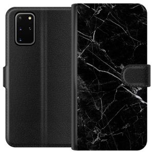 Samsung Galaxy S20+ Sort Tegnebogsetui Svart marmor