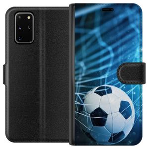 Samsung Galaxy S20+ Sort Lommebokdeksel Fotboll