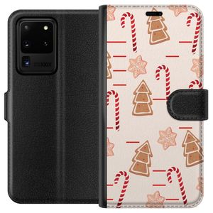 Samsung Galaxy S20 Ultra Svart Plånboksfodral Julens Godisglädje