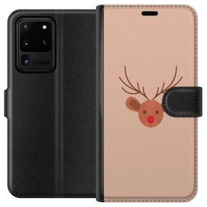 Samsung Galaxy S20 Ultra Svart Plånboksfodral Ren Julkänsla