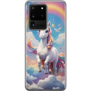 Samsung Galaxy S20 Ultra Transparent Mobilskal Stolt Enhörnig