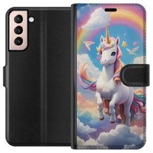 Samsung Galaxy S21 Sort Tegnebogsetui Stolt Enhörnig