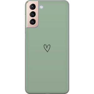 Samsung Galaxy S21 Transparent Mobilskal Hjärta