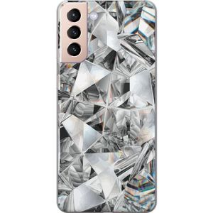 Samsung Galaxy S21 Transparent Mobilskal Kristaller