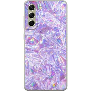 Samsung Galaxy S21 FE 5G Transparent Mobile Case Glitter
