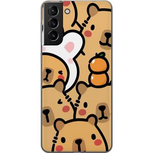 Samsung Galaxy S21+ 5G Läpinäkyvä Puhelinkotelo Kapivara