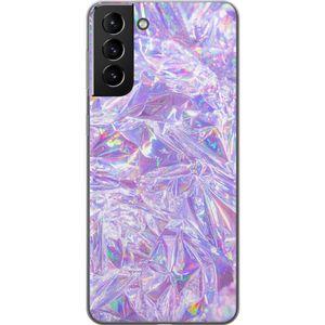 Samsung Galaxy S21+ 5G Transparent Mobilskal Glitter