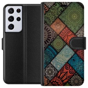 Samsung Galaxy S21 Ultra 5G Sort Lommebokdeksel Eterisk Elegans