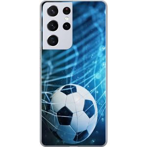 Samsung Galaxy S21 Ultra 5G Transparent Mobilskal Fotboll
