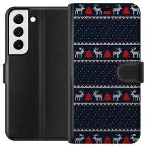 Samsung Galaxy S22+ 5G Svart Plånboksfodral Tomtens Team