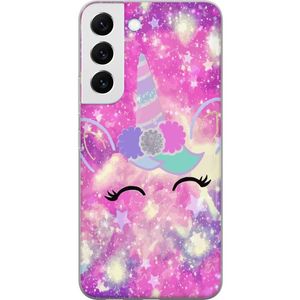 Samsung Galaxy S22+ 5G Läpinäkyvä Puhelinkotelo Glad Enhörning