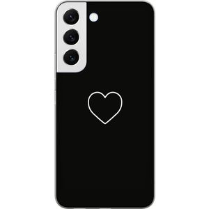 Samsung Galaxy S22+ 5G Transparent Mobilskal Hjärta