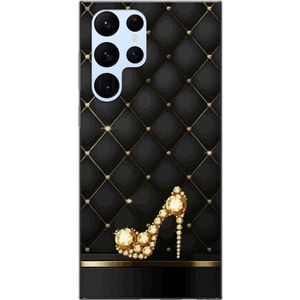 Samsung Galaxy S22 Ultra 5G Transparent Mobilskal Lyxig Sko