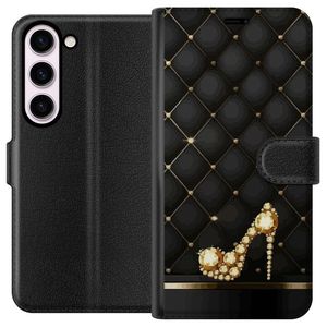 Samsung Galaxy S23 Svart Plånboksfodral Lyxig Sko