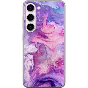 Samsung Galaxy S23 Läpinäkyvä Puhelinkotelo Marmor