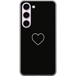 Samsung Galaxy S23 Transparent Mobilskal Hjärta