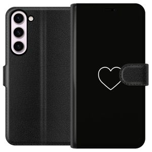 Samsung Galaxy S23+ Musta Lompakkokotelo Hjärta