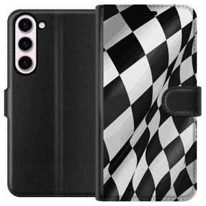 Samsung Galaxy S23+ Musta Lompakkokotelo Vågor