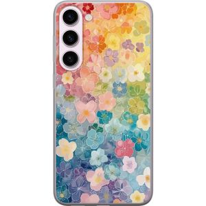 Samsung Galaxy S23+ Transparent Mobilskal Miniatyrblommor