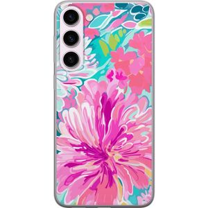 Samsung Galaxy S23+ Transparent Mobilskal Blomsterbukett