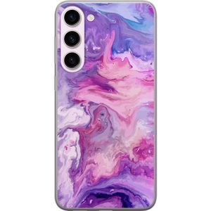 Samsung Galaxy S23+ Transparent Mobilskal Marmor