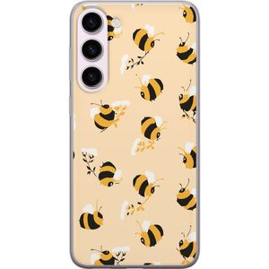 Samsung Galaxy S23+ Transparent Mobilskal Humlor