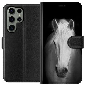 Samsung Galaxy S23 Ultra Svart Plånboksfodral Häst