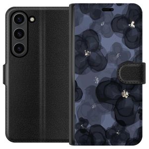 Samsung Galaxy S24 Svart Plånboksfodral Blomsteräng