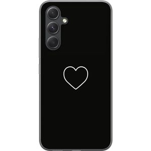 Samsung Galaxy S24 FE Gennemsigtigt Telefoncover Hjärta