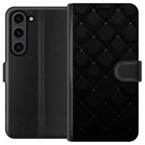 Samsung Galaxy S24+ Svart Plånboksfodral Exklusivt Mönster