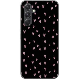 Samsung Galaxy S24+ Transparent Mobilskal Små Kärleksymboler