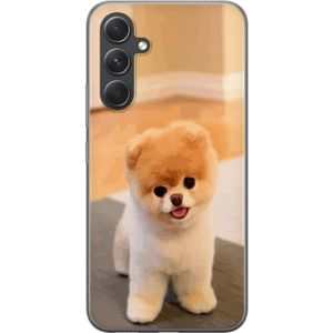 Samsung Galaxy S24+ Transparent Mobilskal Söt Valp
