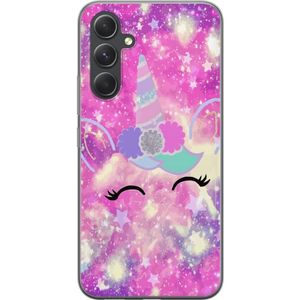 Samsung Galaxy S24+ Transparent Mobilskal Glad Enhörning