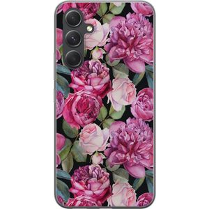 Samsung Galaxy S24+ Transparent Mobilskal Rosor