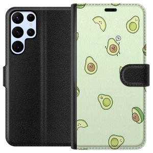 Samsung Galaxy S24 Ultra Svart Plånboksfodral Avokado