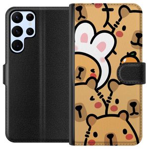 Samsung Galaxy S24 Ultra Svart Plånboksfodral Kapivara