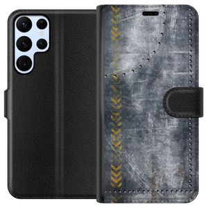 Samsung Galaxy S24 Ultra Svart Plånboksfodral Metall