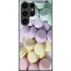 Samsung Galaxy S24 Ultra Transparent Mobilskal Macarons