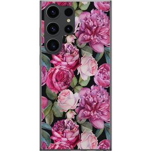 Samsung Galaxy S24 Ultra Transparent Mobilskal Rosor