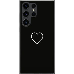 Samsung Galaxy S24 Ultra Transparent Mobilskal Hjärta