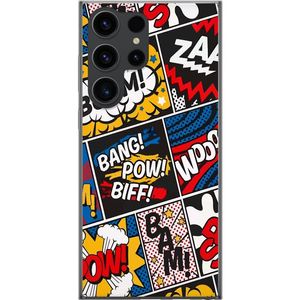 Samsung Galaxy S24 Ultra Transparent Mobilskal Tecknat Boom!